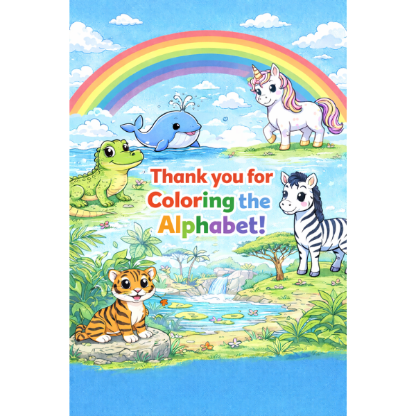 A-Z Alphabet coloring book - Image 2